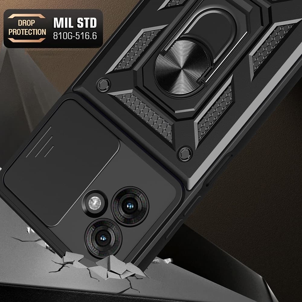 Techsuit CamShield Series - θήκη για Motorola Moto G55 - Μαύρο 4