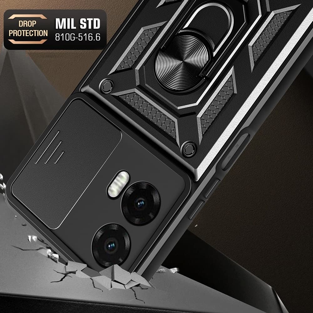 Techsuit CamShield Series - θήκη για Motorola Moto G35 - Μαύρο 4