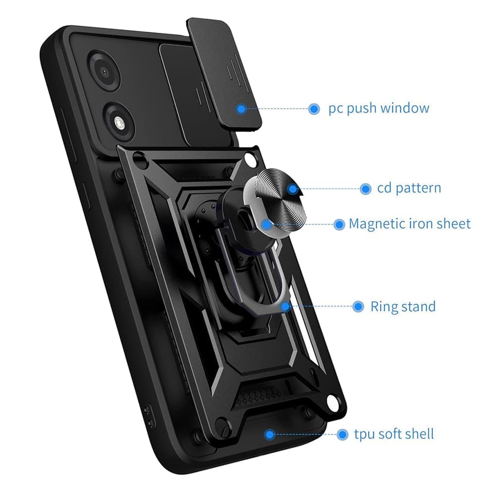 Techsuit CamShield Series - θήκη για Tecno Pova 5 Pro - Μαύρο 2