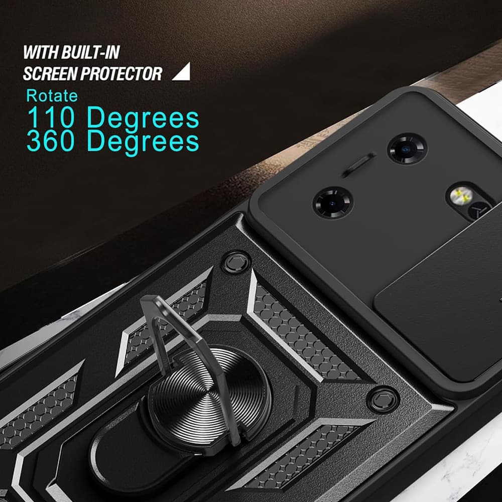 Techsuit CamShield Series - θήκη για Tecno Pova 5 Pro - Μαύρο 5