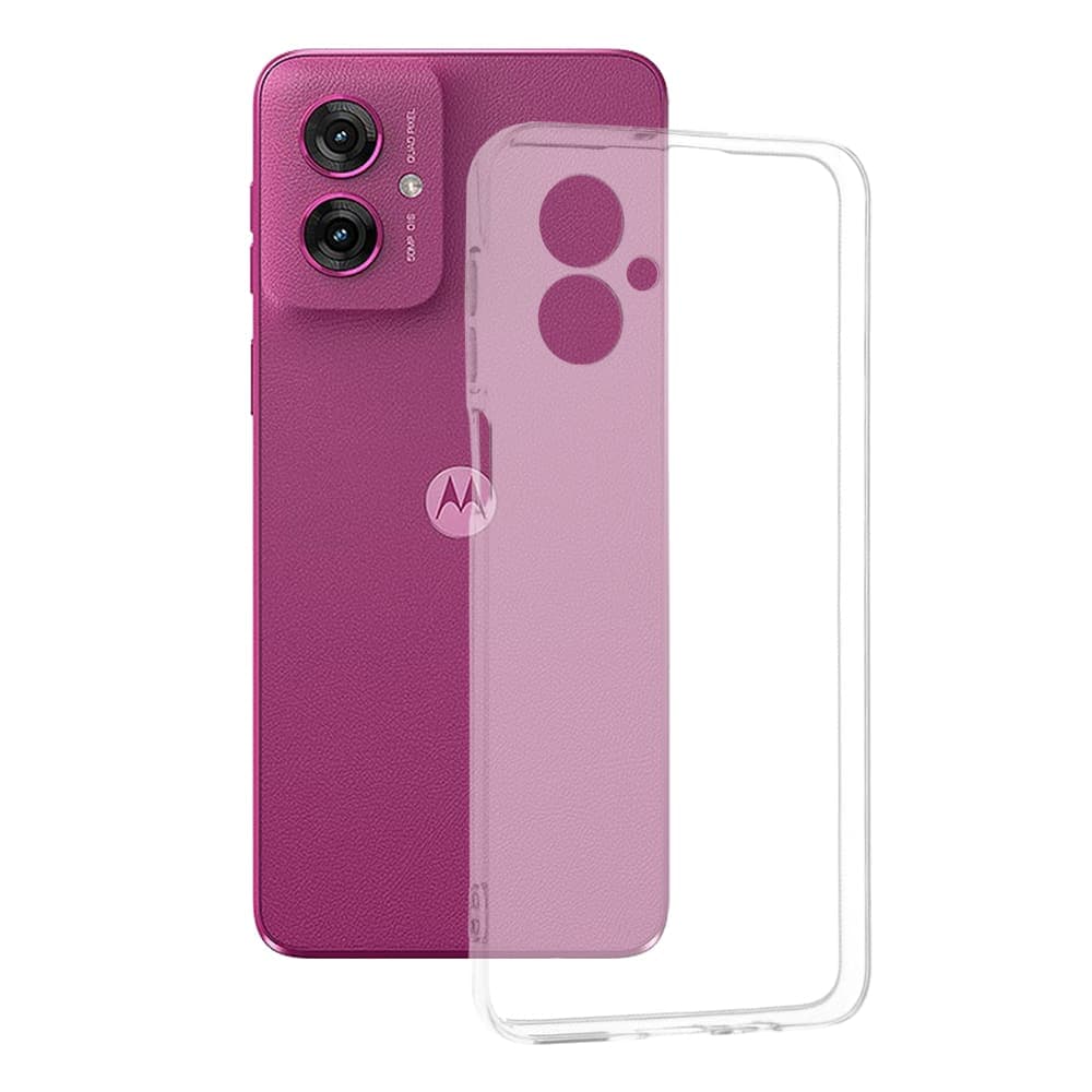 Techsuit Clear Silicone - θήκη για Motorola Moto G55 - Διάφανο