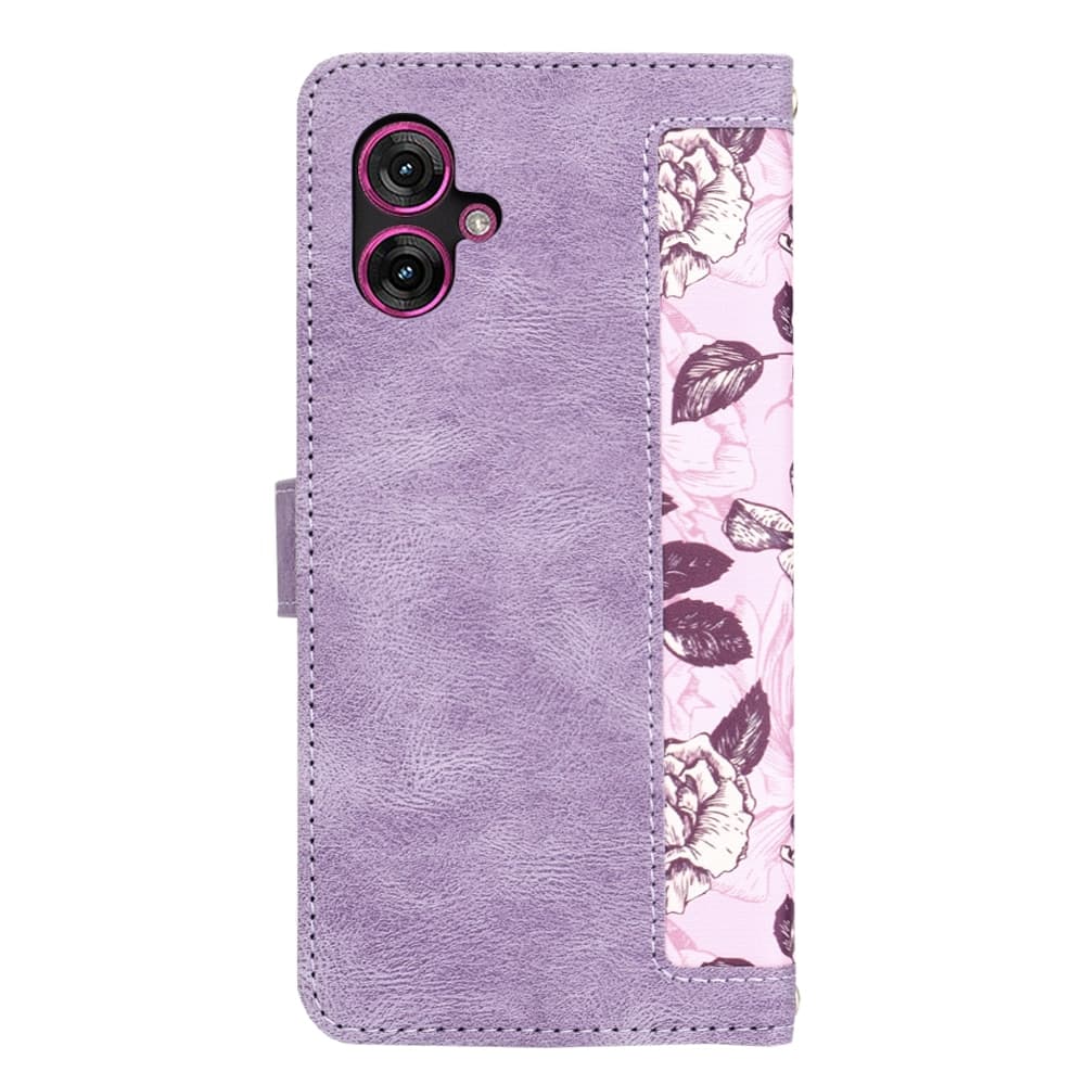 Techsuit FlipCraft - θήκη για Motorola Moto G55 - Μωβ 3