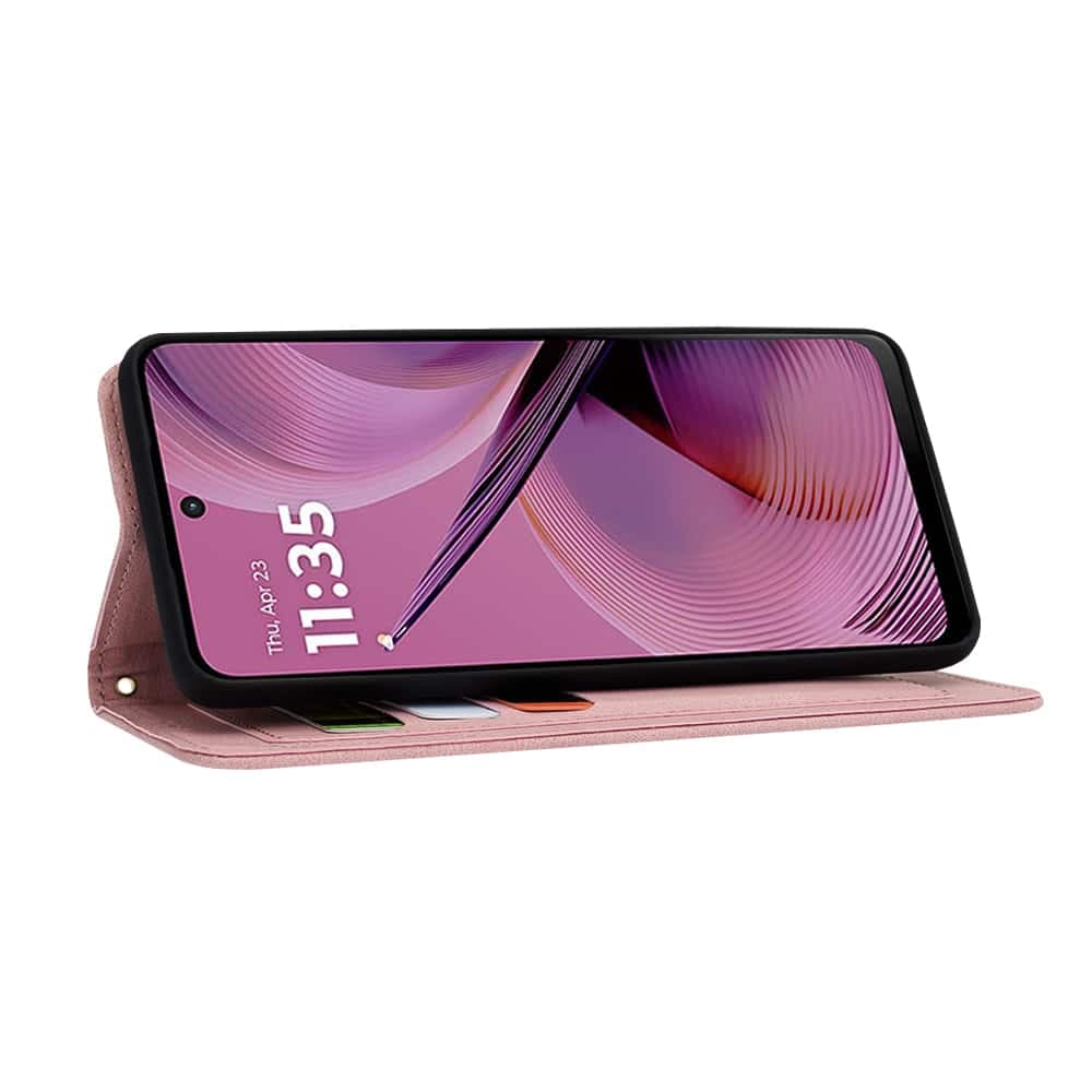 Techsuit FlipCraft - θήκη για Motorola Moto G55 - Ροζ 4