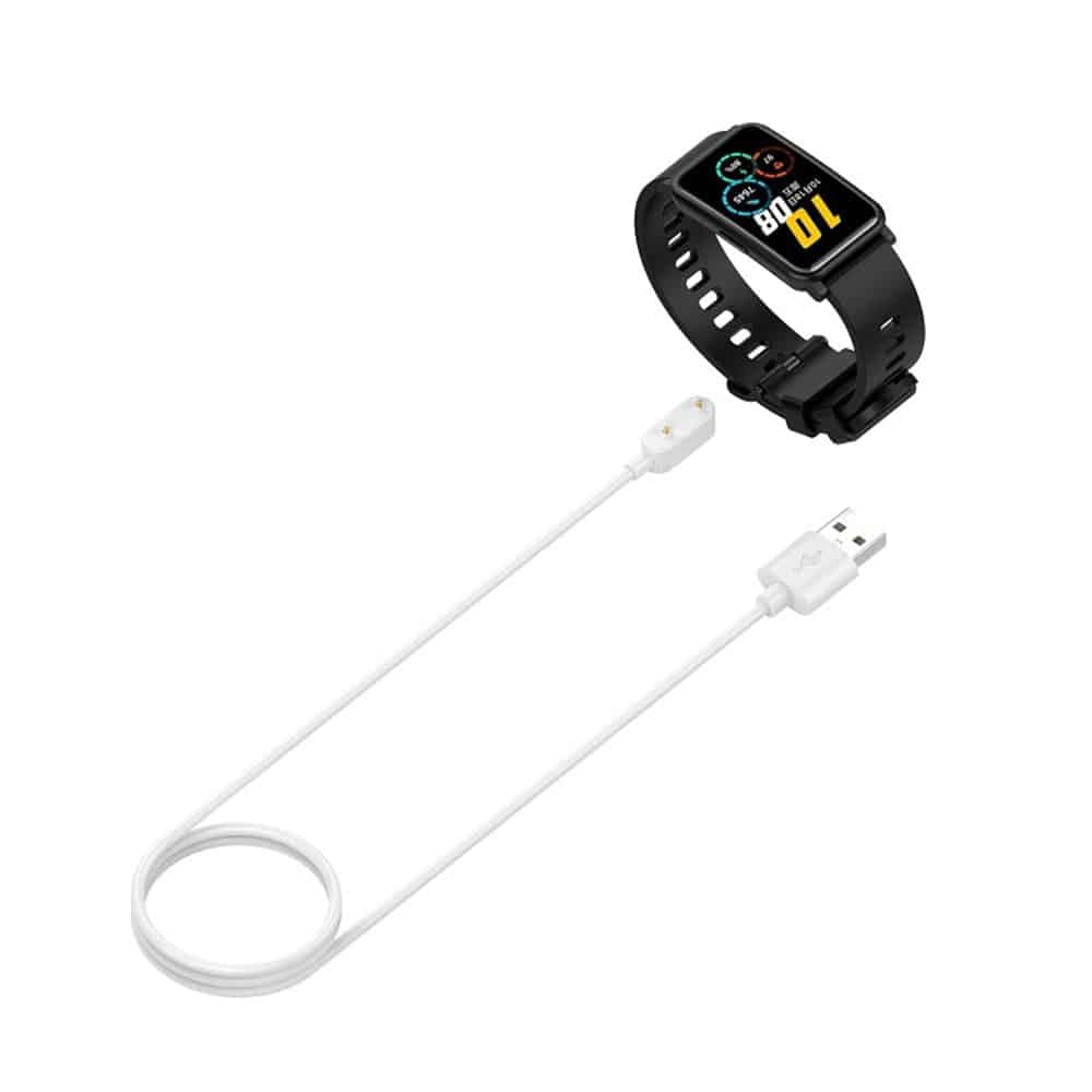 Techsuit - Καλώδιο ασύρματης φόρτισης SmartWatch (THH1) - για Huawei Band 7/8/9/Watch Fit3 / Honor Band 6/9 / Oppo Watch2 - Λευκό 3