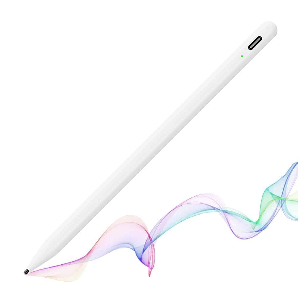 Techsuit stylus για ταμπλέτα, Bluetooth, Type-C, 130mAh, 5V, 0.2A - Λευκό