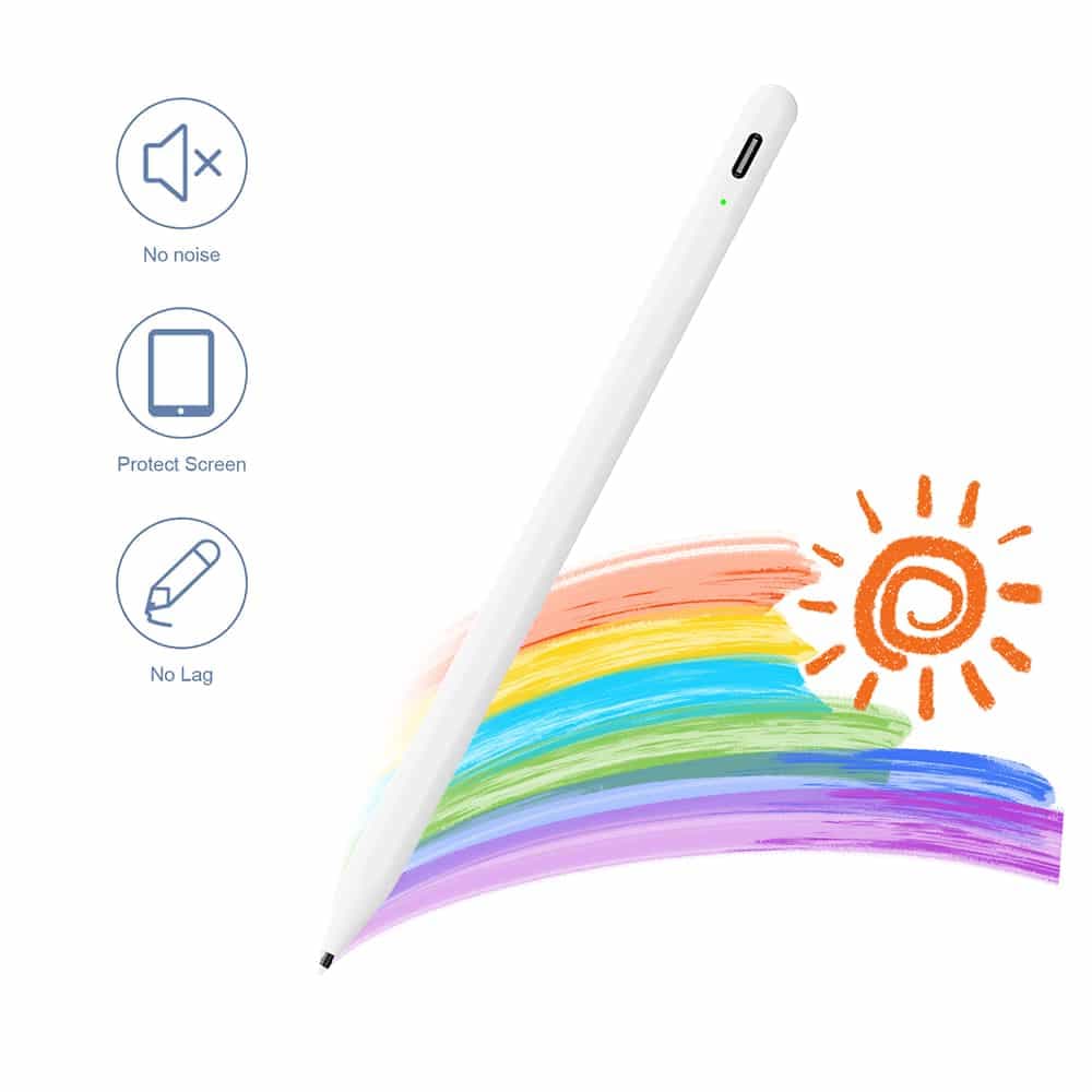 Techsuit stylus για ταμπλέτα, Bluetooth, Type-C, 130mAh, 5V, 0.2A - Λευκό 4