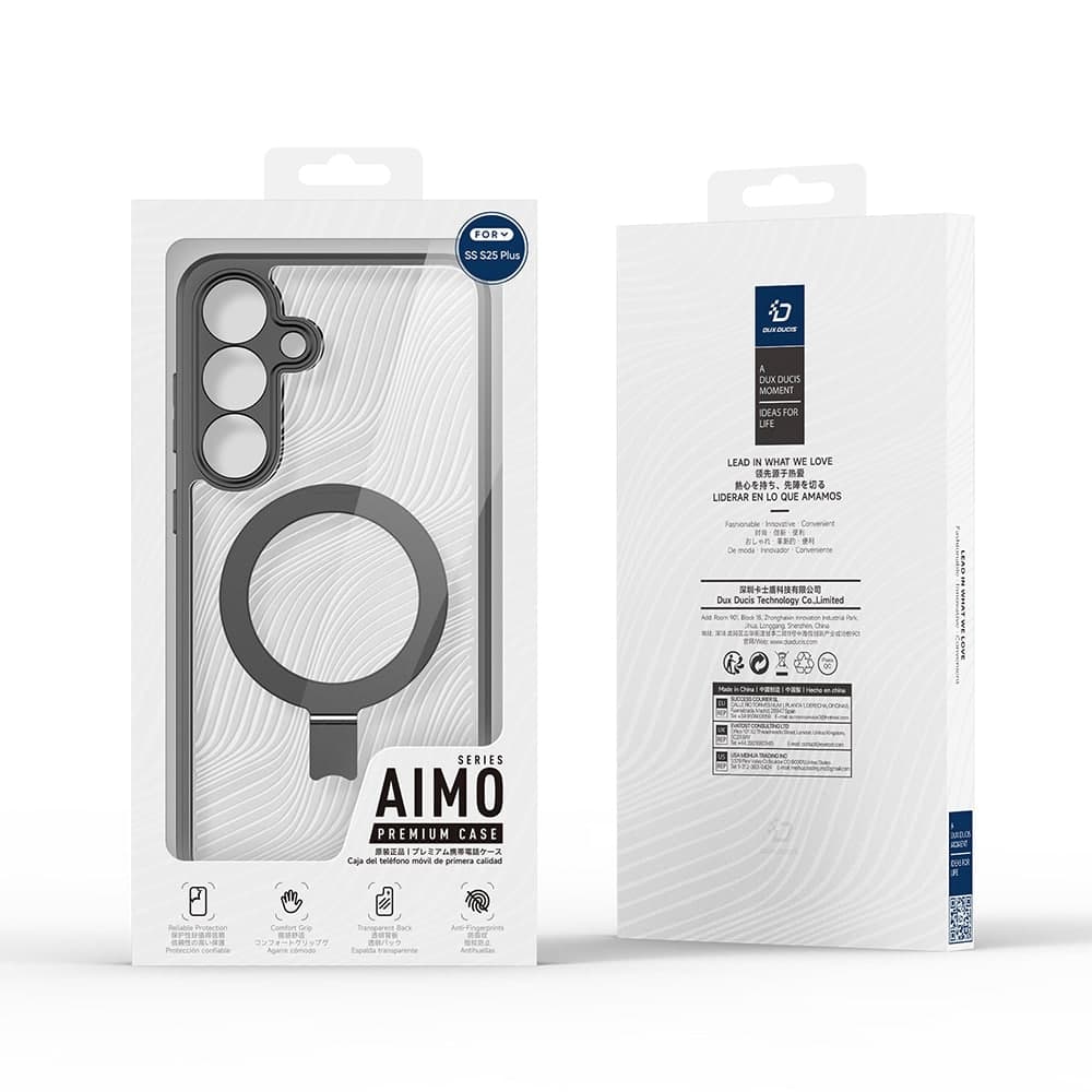 Dux Ducis Aimo MagSafe Magnetic Stand - θήκη για Samsung Galaxy S25 - Μαύρο 7