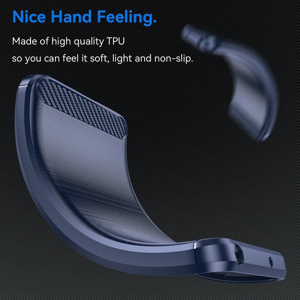 Techsuit Carbon Silicone - θήκη για Xiaomi Redmi Note 14 5G - Μαύρο 3