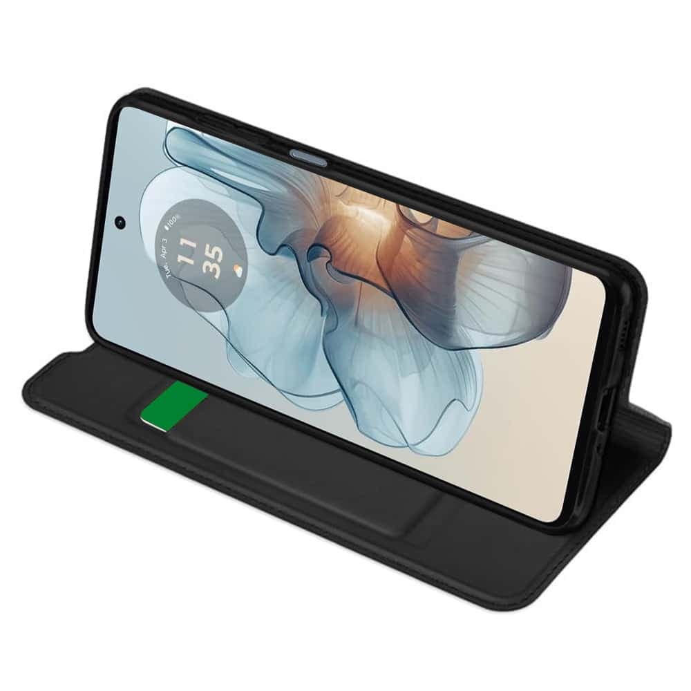 Techsuit Magskin Book - θήκη για Motorola Moto G24 Power - Μαύρο 2