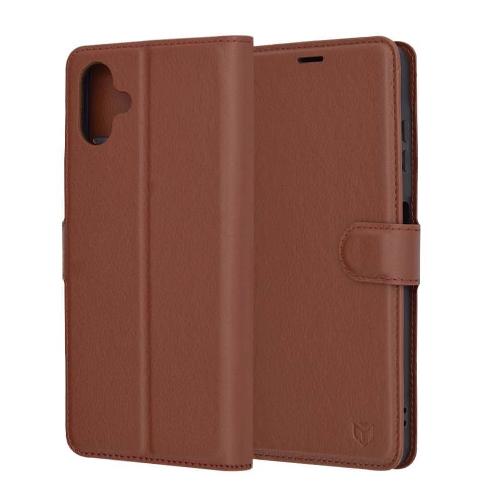 Techsuit Leather Folio - θήκη για Samsung Galaxy A06 - Καφέ 6