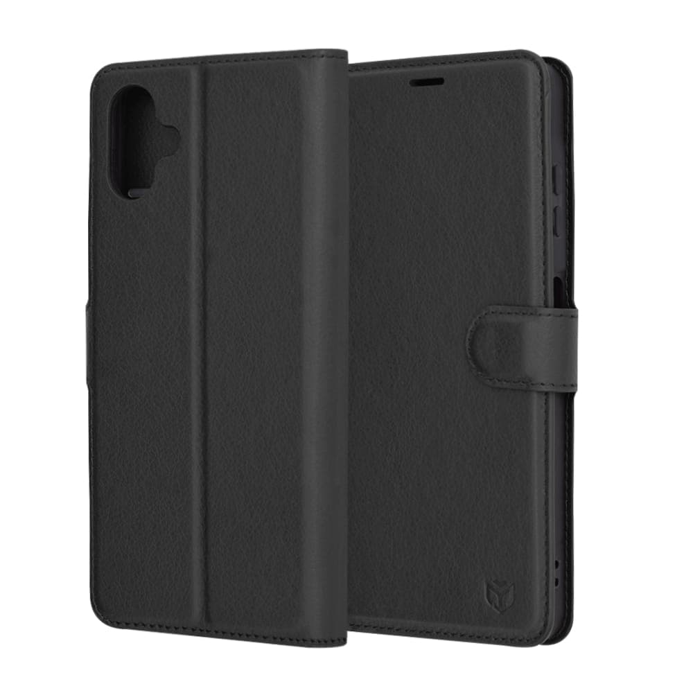 Techsuit Leather Folio - θήκη για Samsung Galaxy A06 - Μαύρο 6