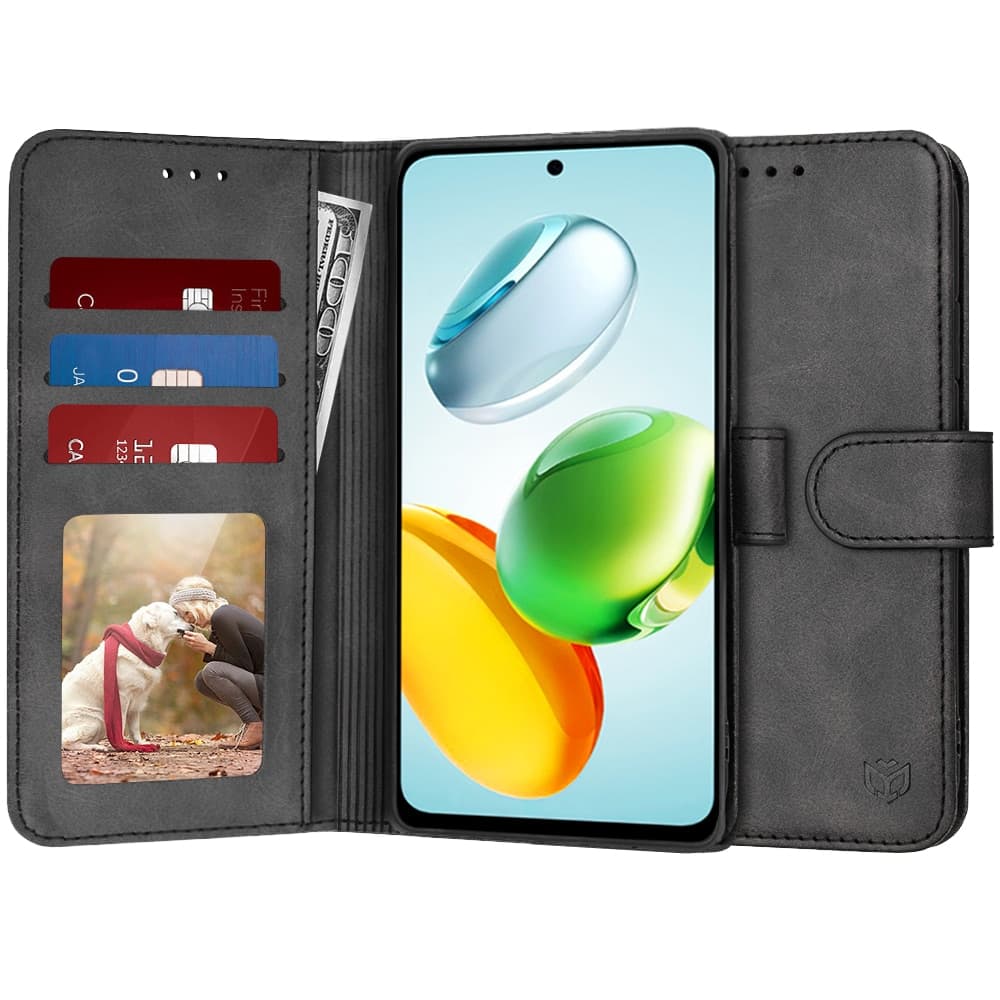 Techsuit Diary Book - θήκη για Honor 200 Smart - Μαύρο