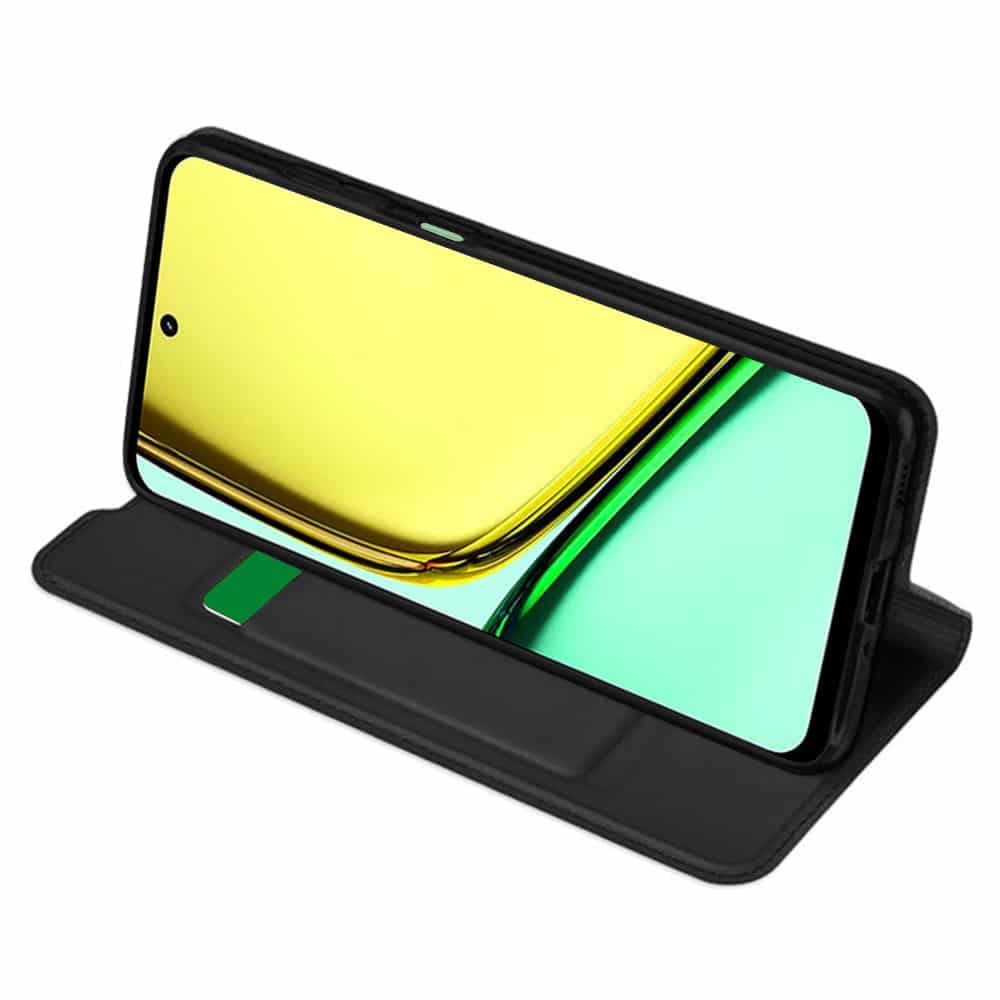 Techsuit Magskin Book - θήκη για Realme C67 / 4G - Μαύρο 2