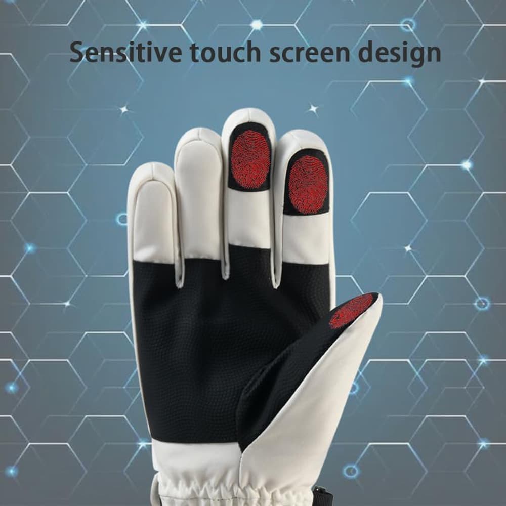 Techsuit γυναικείες γάντια σκι, M - ροζ 4