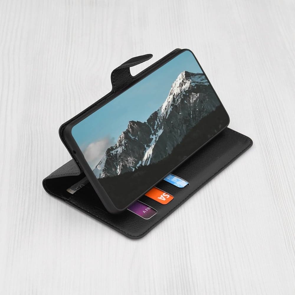 Techsuit Leather Folio - θήκη για Samsung Galaxy A16 5G - Μαύρο 2