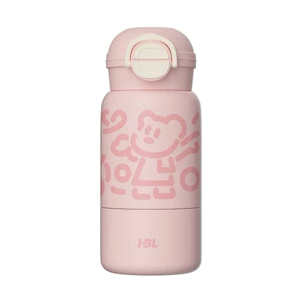 Techsuit θερμός από ανοξείδωτο ατσάλι για παιδιά, 520ml - ροζ
