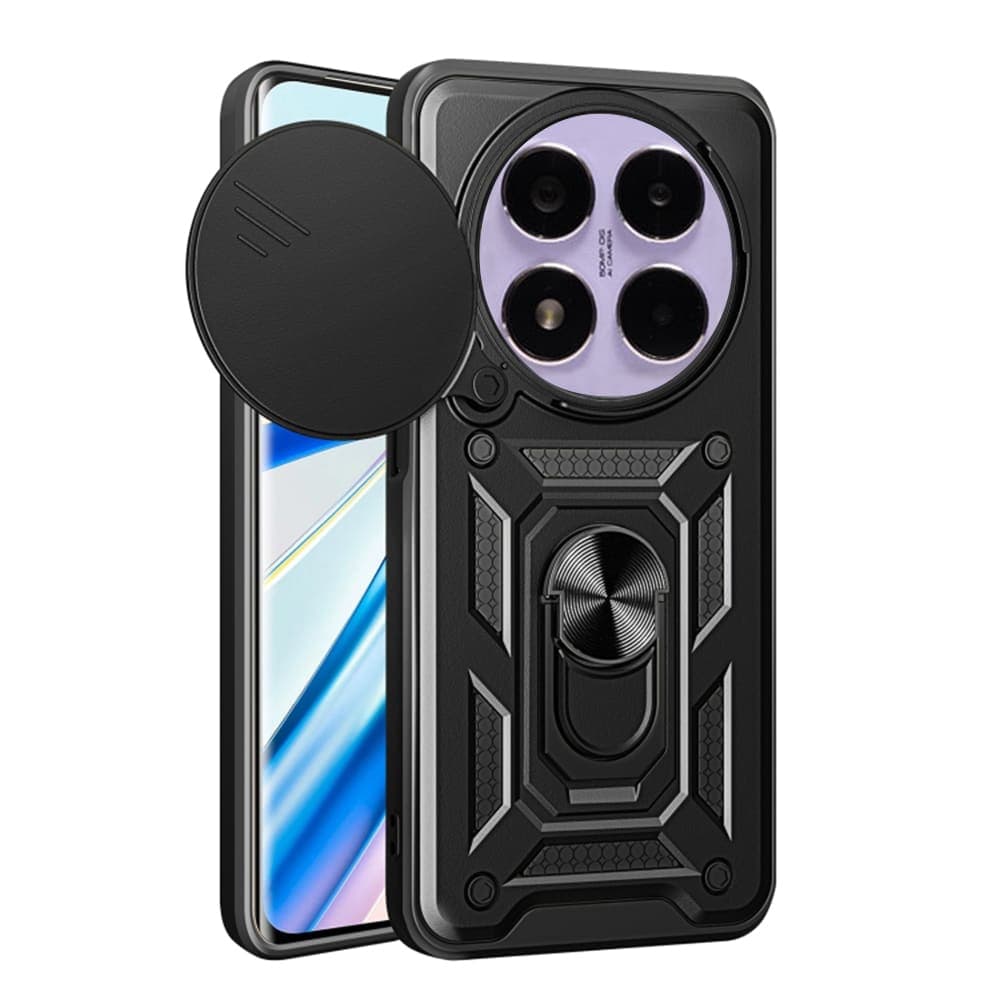 Techsuit CamShield Series - θήκη για Xiaomi Redmi Note 14 Pro / Poco X7 - Μαύρο