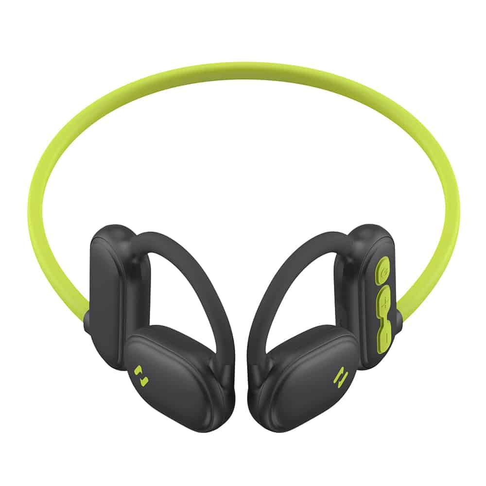 Havit - Bluetooth Earphones (e553bt) - Open-Ear (air Conduction), Bluetooth 5.3, Noise Cancellation, Type-C, 110mah - Green
