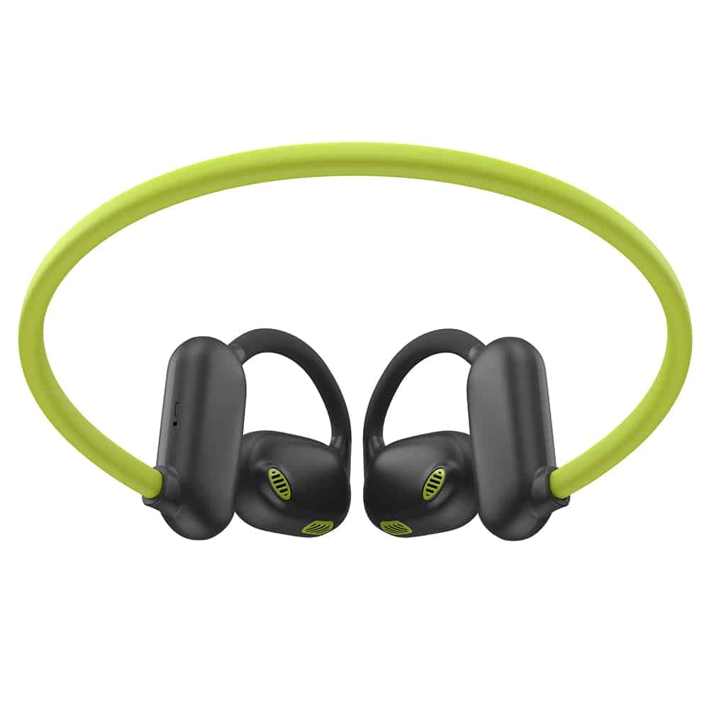 Havit - Bluetooth Earphones (e553bt) - Open-Ear (air Conduction), Bluetooth 5.3, Noise Cancellation, Type-C, 110mah - Green 5