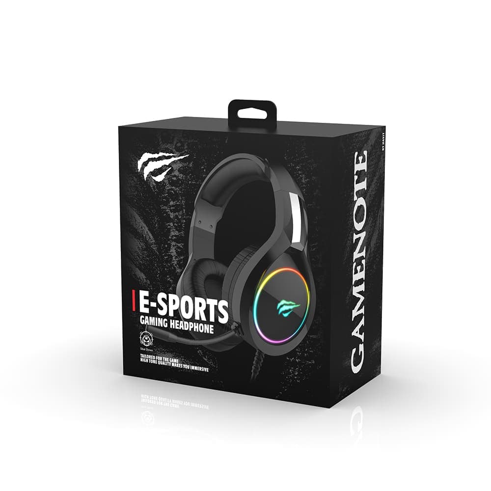 Havit - Gaming Headphones (h2002d) - Detachable Microphone, 53mm Speaker, Compatible With Ps4/xbox, Jack 3.5mm, 2m - Red 7