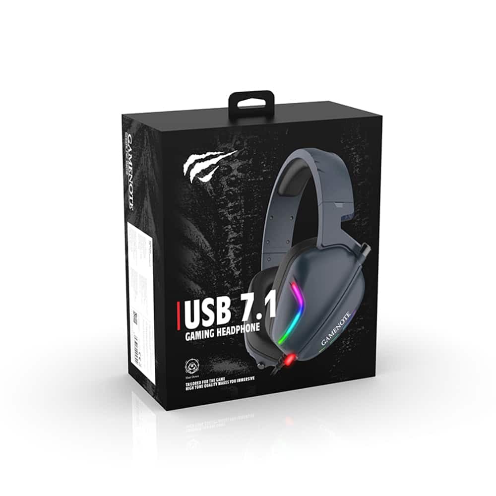 Havit - Gaming Headphones (h2038u) - With Microphone, 50mm Speaker, USB, 2m - Black 6