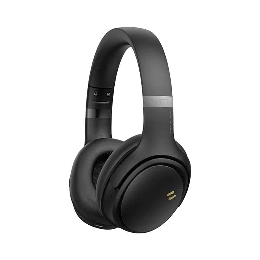 Havit - Wireless Headphones (h630bt Pro) - Bluetooth 5.3, Anc, Foldable, Portable, 500mah, Type-C - Black