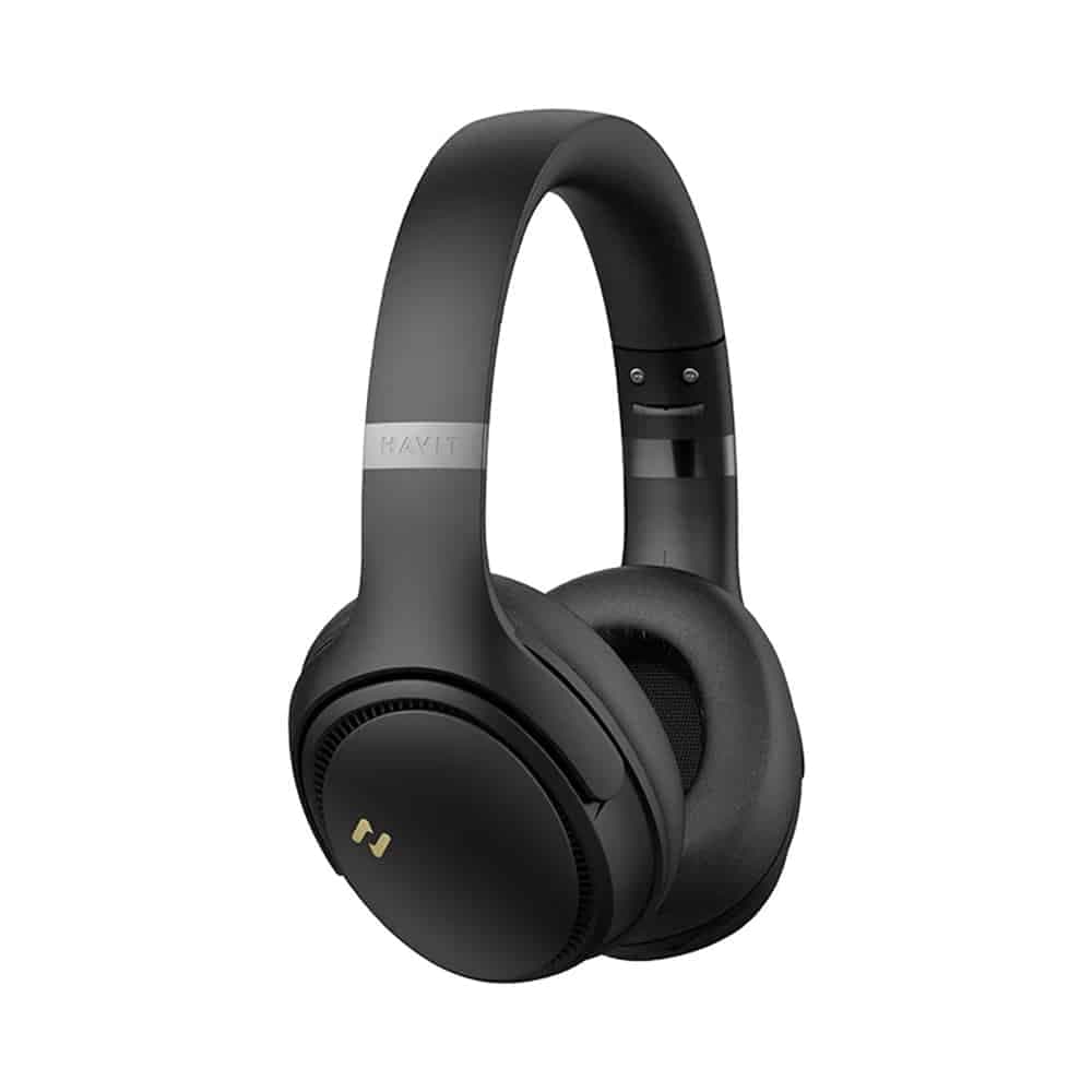 Havit - Wireless Headphones (h630bt Pro) - Bluetooth 5.3, Anc, Foldable, Portable, 500mah, Type-C - Black 5