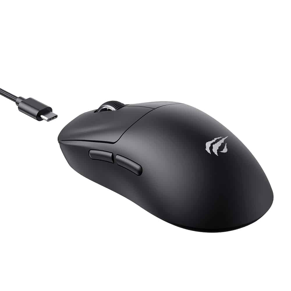 Havit - Wireless Gaming Mouse (ms970wb Pro) - 2.4ghz, 800/1600/2400/3200/6400/12000 Dpi, 300mah - Black 3