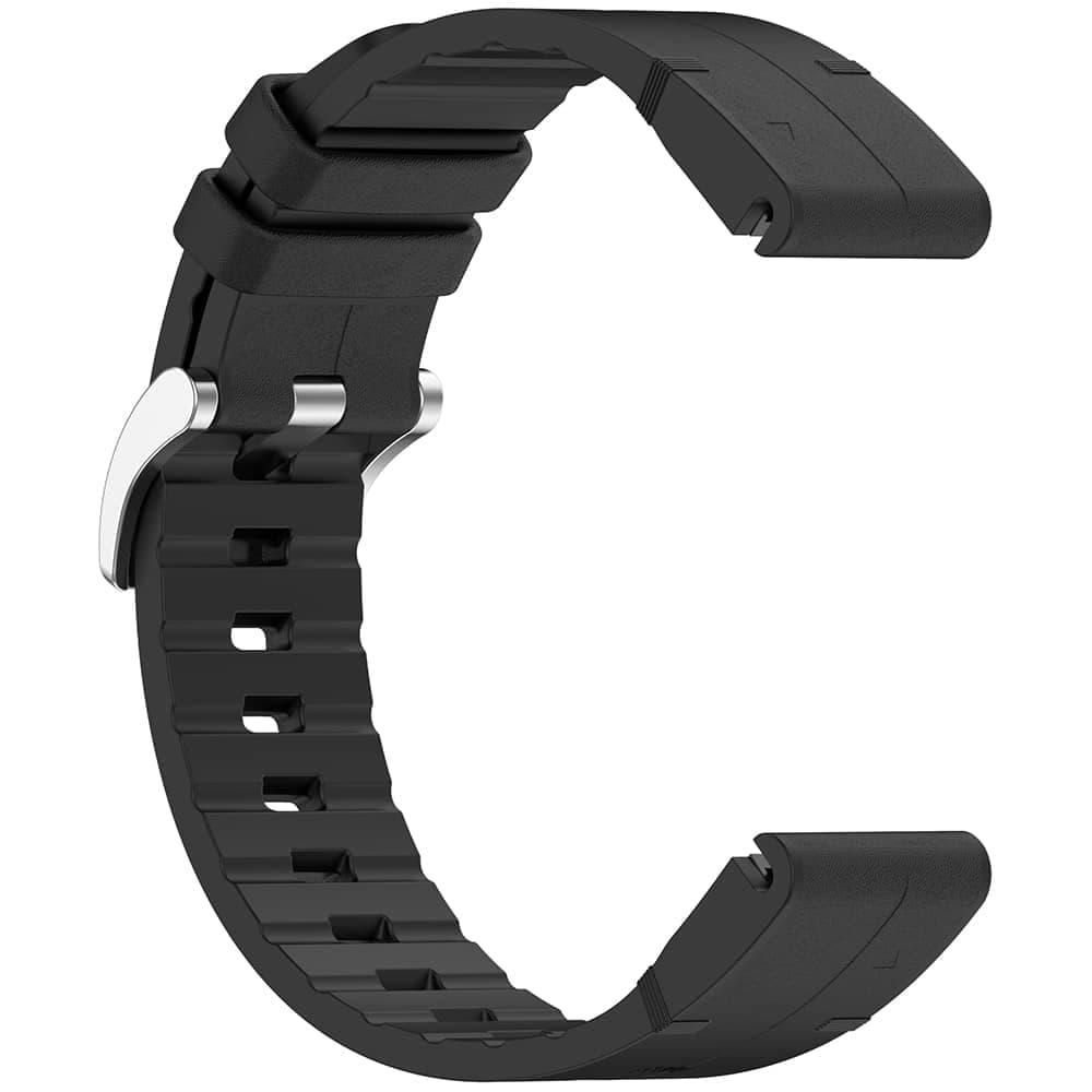 Techsuit - Watchband QuickFit 26mm (W071) - Garmin Fenix 3/3 HR/5X/5X Plus/6X/6X Pro/7X/7X Pro Solar - Black 3