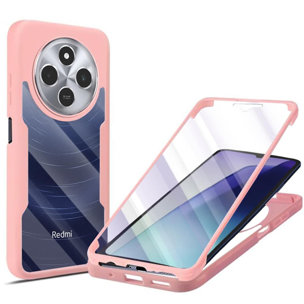 Techsuit ColorVerse 360 - θήκη για Xiaomi Redmi 14C / Poco C75 - Ροζ