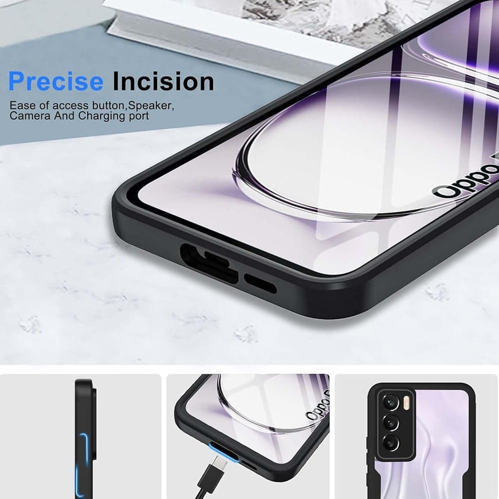 Techsuit ColorVerse 360 Series - θήκη για Oppo Reno12 Pro - Διάφανο 2