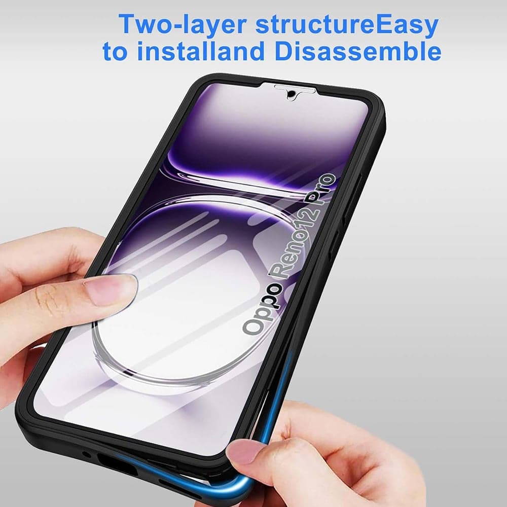 Techsuit ColorVerse 360 Series - θήκη για Oppo Reno12 Pro - Διάφανο 6