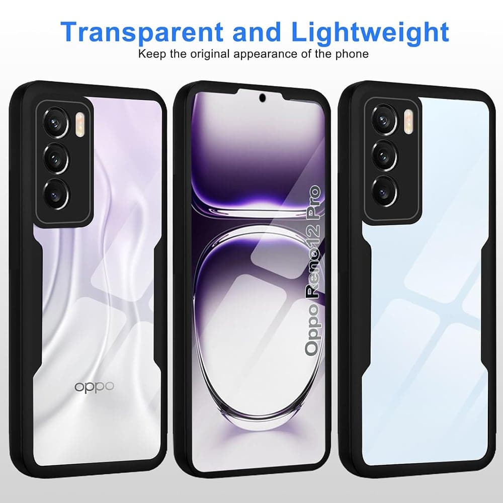 Techsuit ColorVerse 360 Series - θήκη για Oppo Reno12 Pro - Διάφανο 4