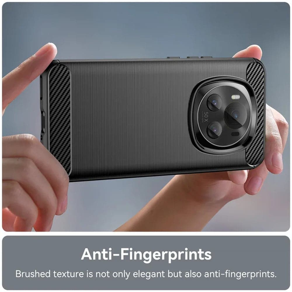 Techsuit Carbon Silicone - θήκη για Honor Magic7 Pro - Μπλε 4