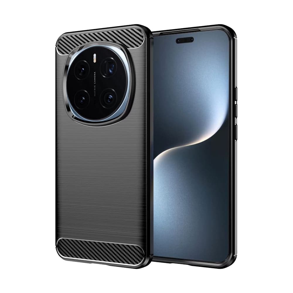 Techsuit Carbon Silicone - θήκη για Honor Magic7 Pro - Μαύρο