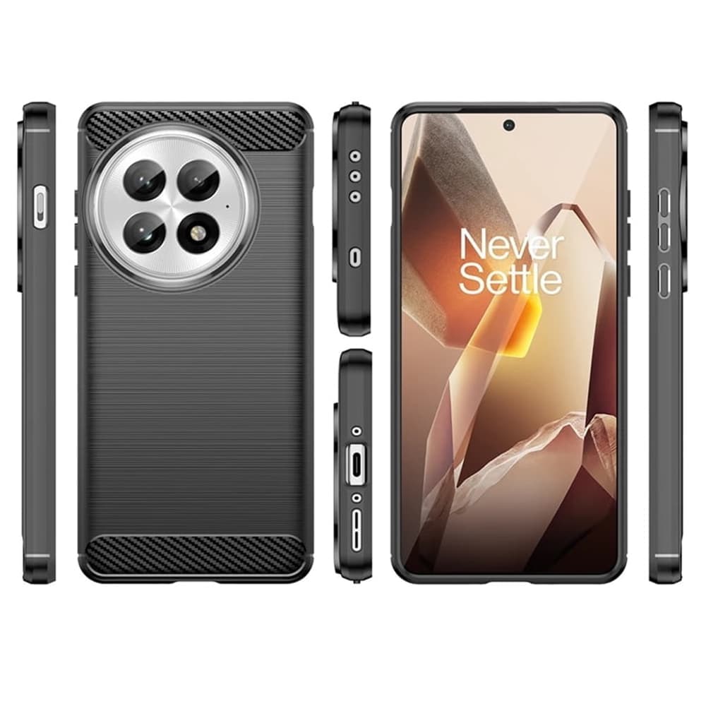 Techsuit Carbon Silicone - θήκη για Oneplus 13 - Μαύρο 4