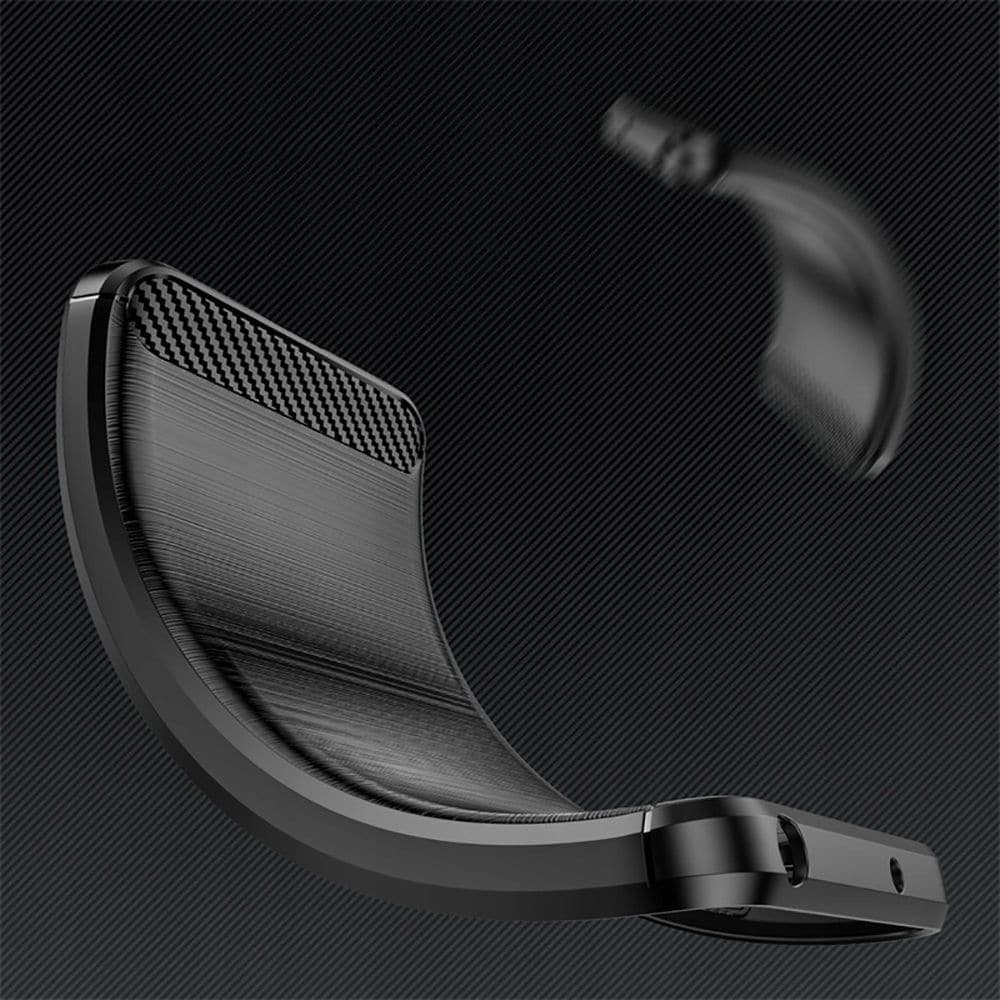Techsuit Carbon Silicone - θήκη για Motorola Edge 30 Neo - Μαύρο 6