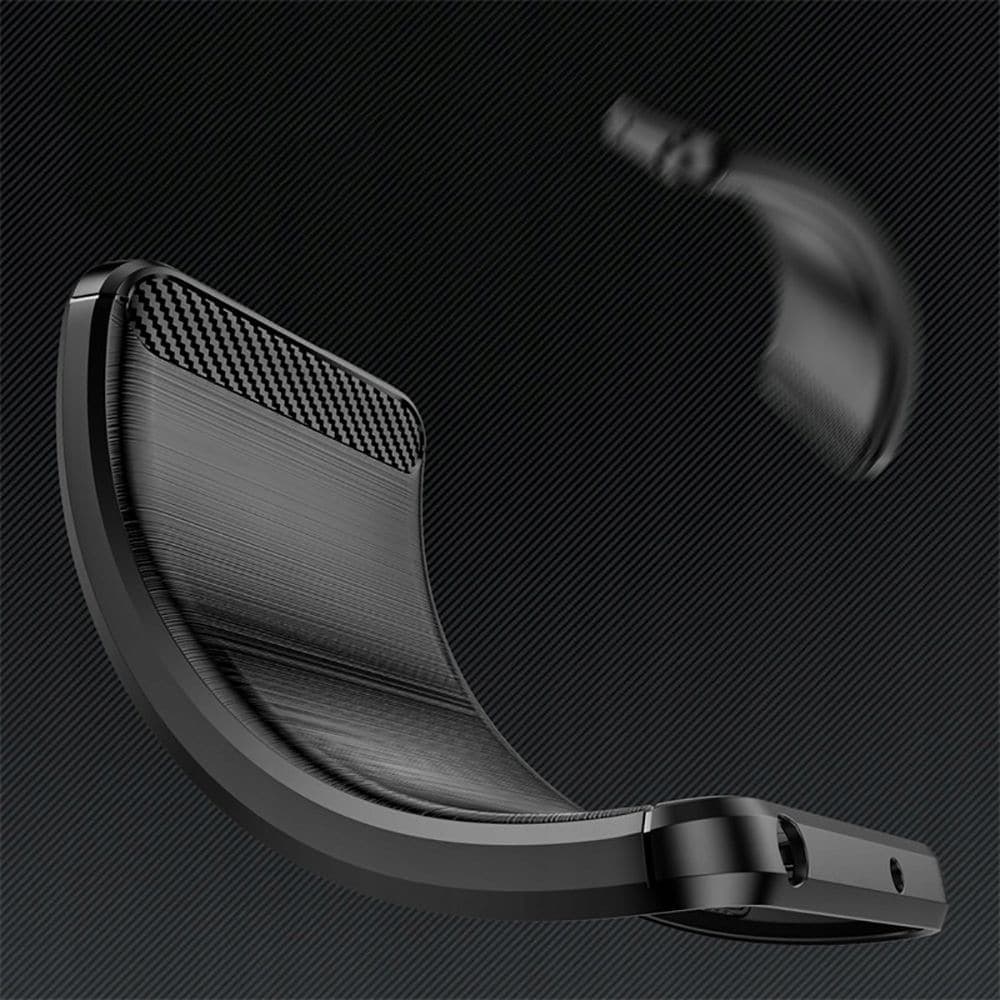 Techsuit Carbon Silicone - θήκη για Xiaomi 12T - Μαύρο 5