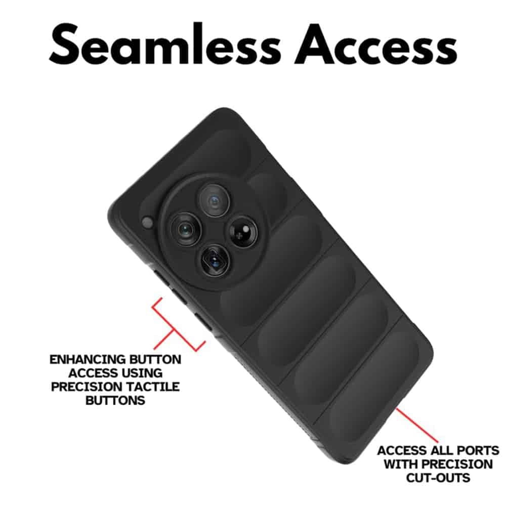 Techsuit Magic Shield - θήκη για Oneplus 12 - Μαύρο 2