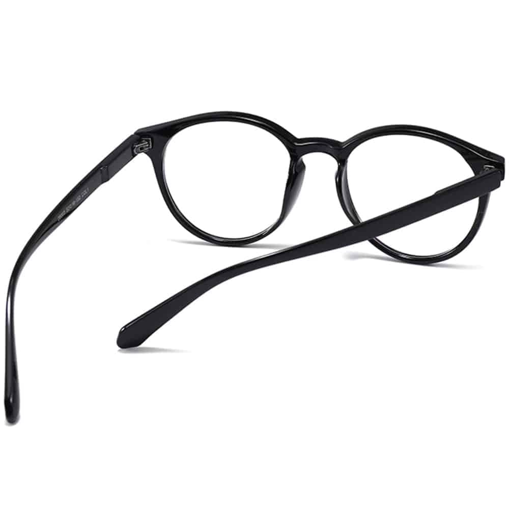 Γυαλιά κατά του Μπλε Φωτός PC - Στρογγυλά, Unisex - Techsuit Reflex PC28003 - Μαύρο 3