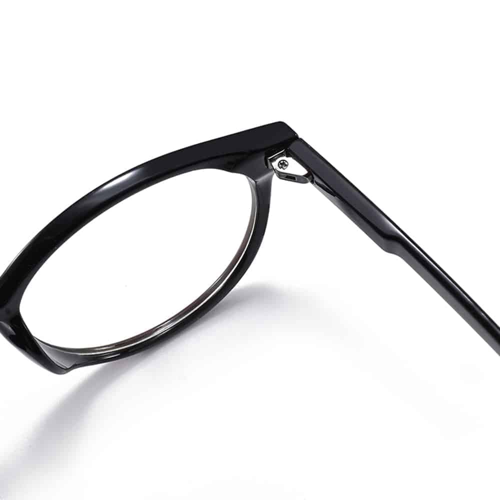 Γυαλιά κατά του Μπλε Φωτός PC - Στρογγυλά, Unisex - Techsuit Reflex PC28003 - Μαύρο 5
