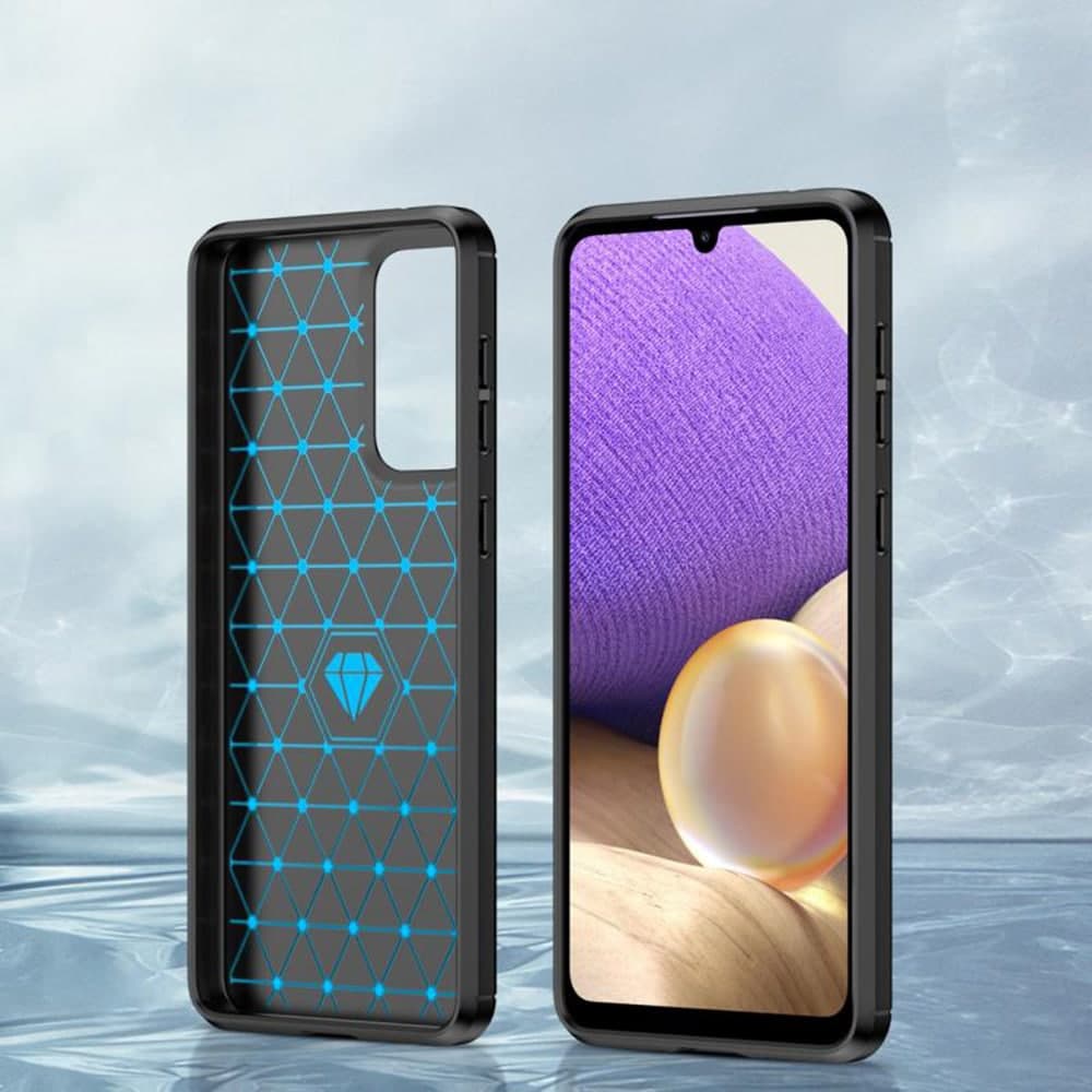Techsuit Carbon Silicone - θήκη για Samsung Galaxy A23 - Μαύρο 5