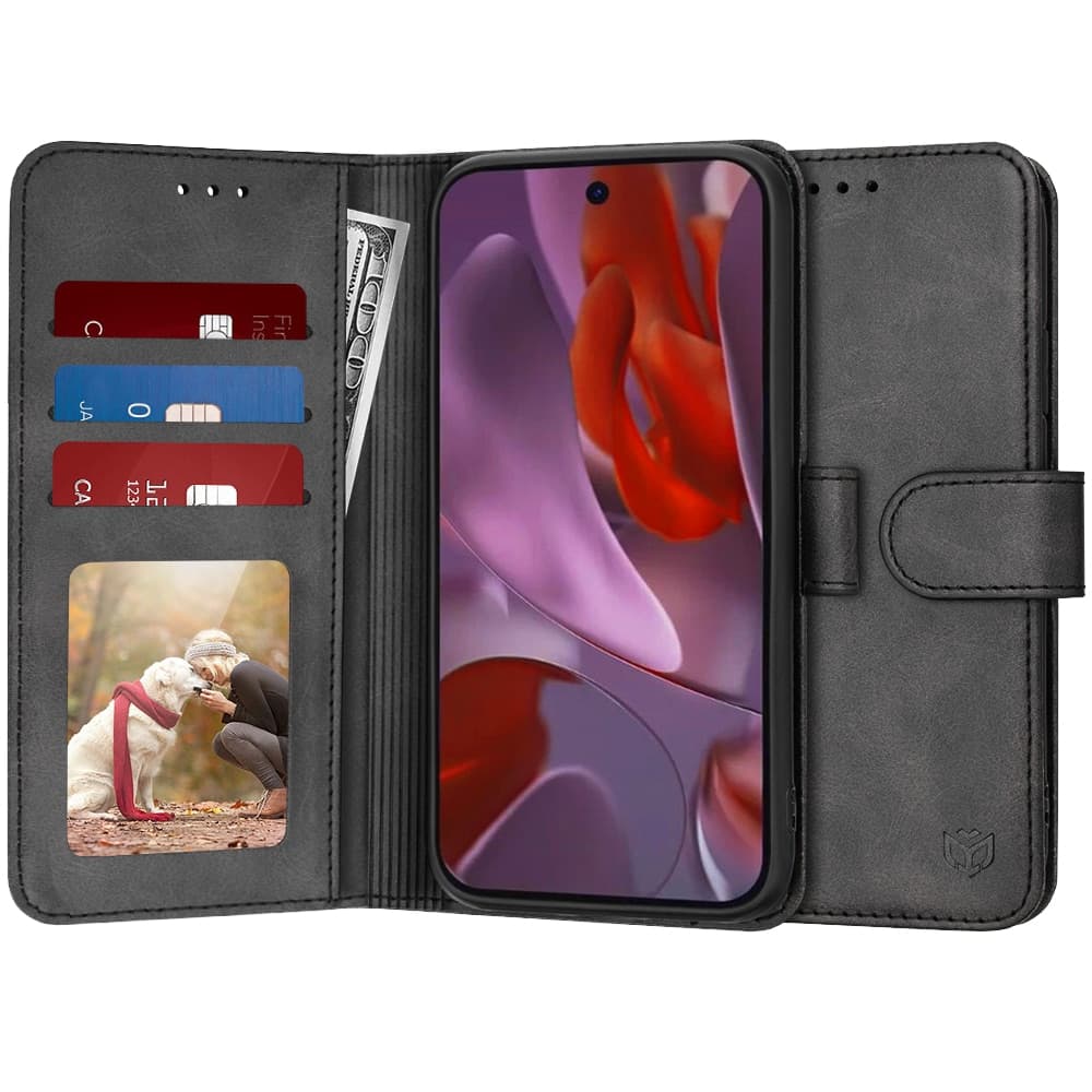 Techsuit Diary Book - θήκη για Google Pixel 9a - Μαύρο