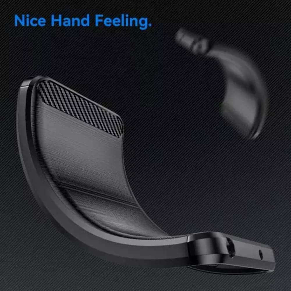Techsuit Carbon Silicone - θήκη για Huawei nova 10 SE - Μαύρο 6