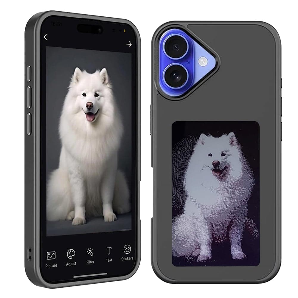 Techsuit SmartScreen NFC - θήκη για Apple iPhone 16 Plus - Μαύρο