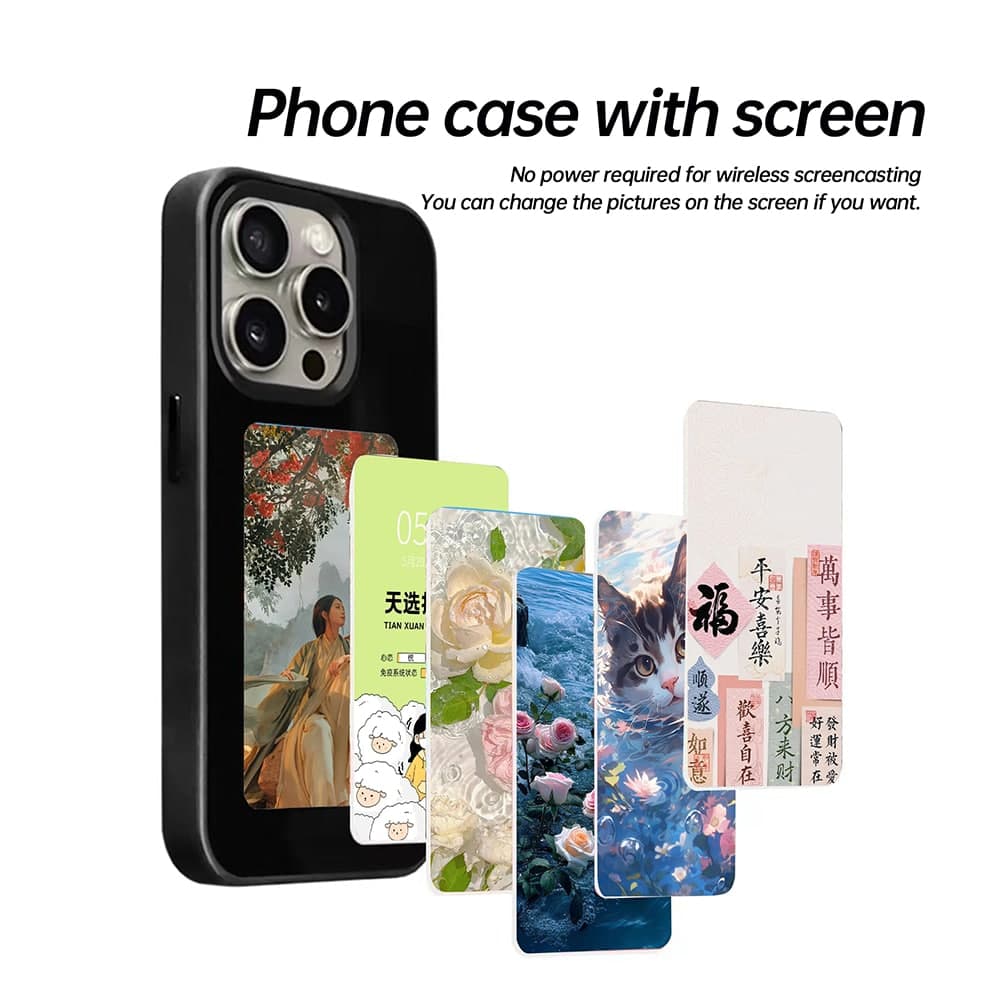 Techsuit SmartScreen NFC - θήκη για Apple iPhone 16 Plus - Μαύρο 2