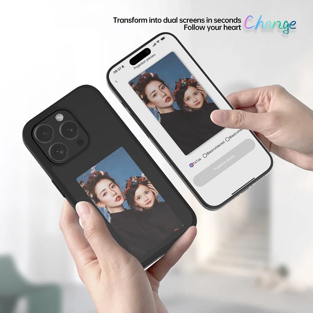 Techsuit SmartScreen NFC - θήκη για Apple iPhone 16 Plus - Μαύρο 4