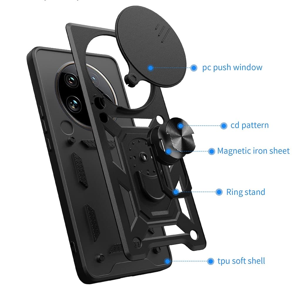Techsuit CamShield Series - θήκη για Honor Magic7 Lite - Ροζ 2
