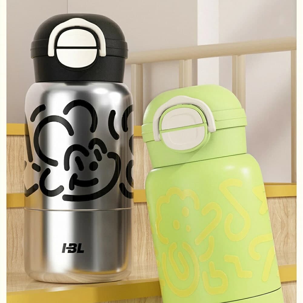 Techsuit θερμός από ανοξείδωτο ατσάλι για παιδιά, 520ml - Γκρι 2