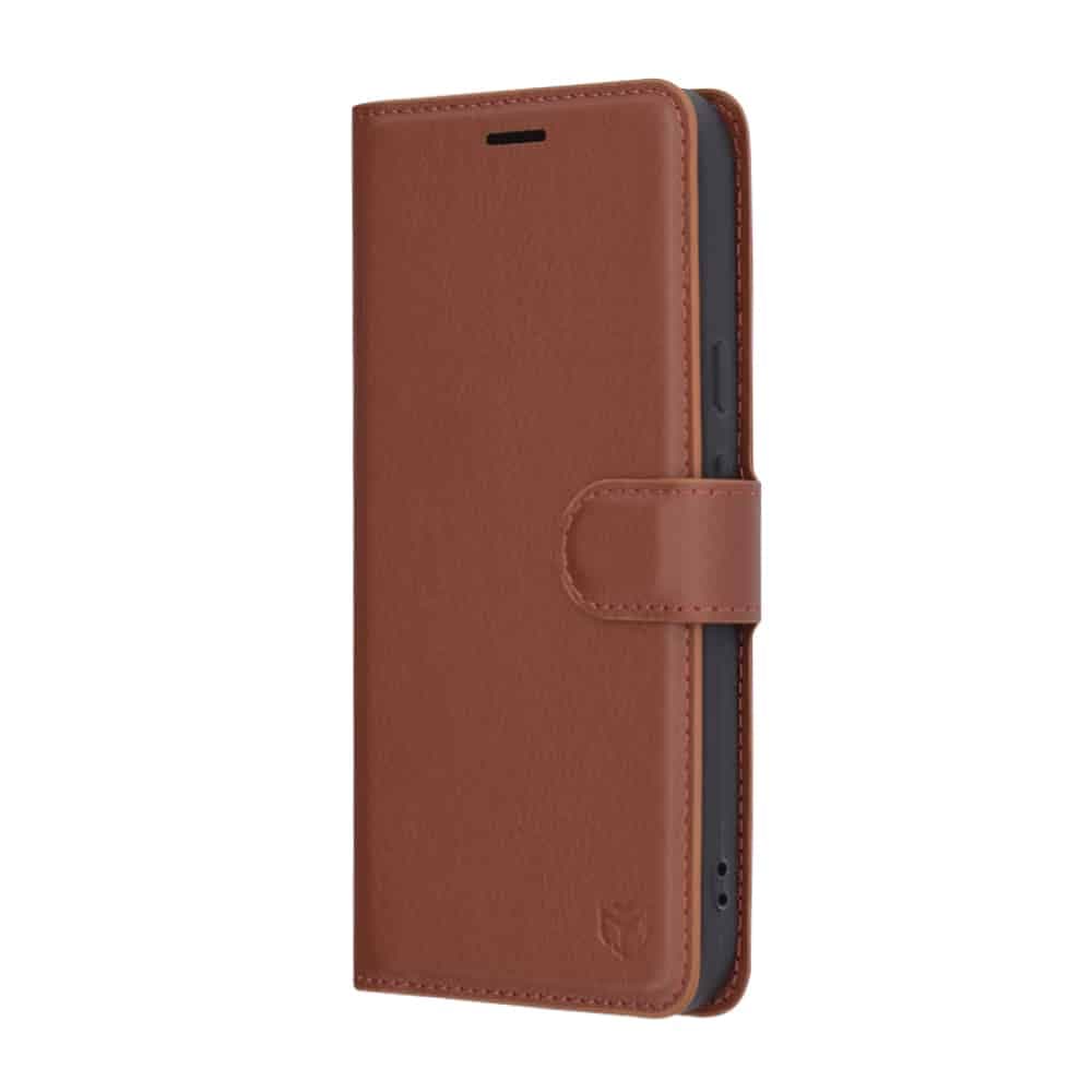 Techsuit Leather Folio - θήκη για Google Pixel 9a - Γκρι 4